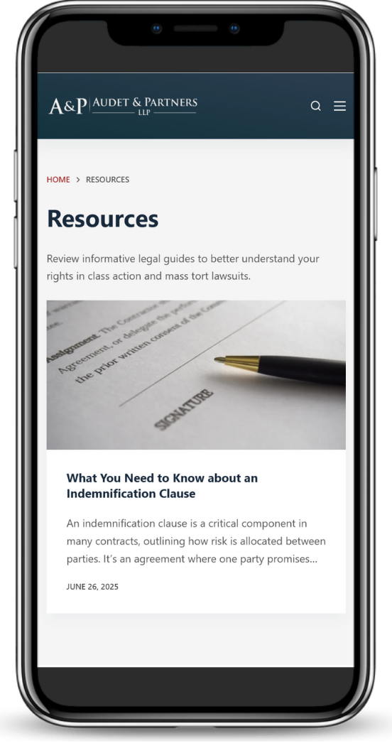 mobile website example