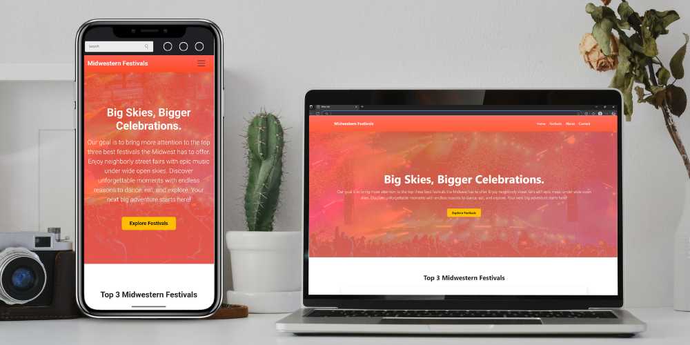 home page example